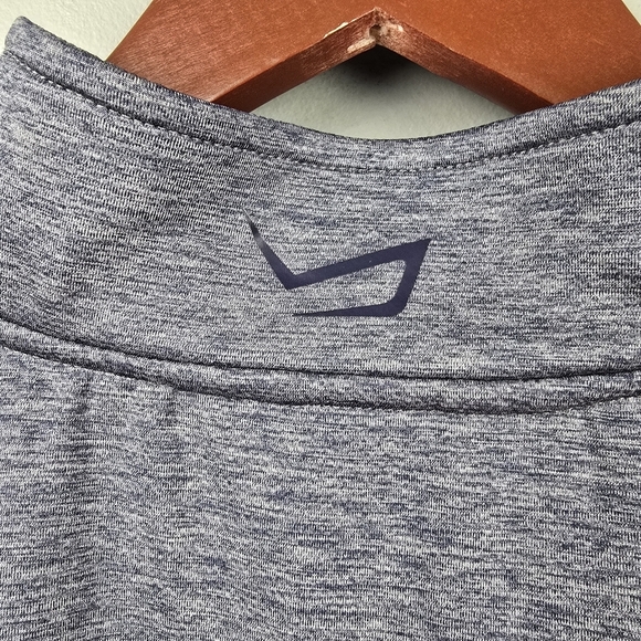 TGW Quarter Zip Pullover Lightweight Shirt Jacket Blue Gray Mens Size L Preppy - Picture 3 of 11